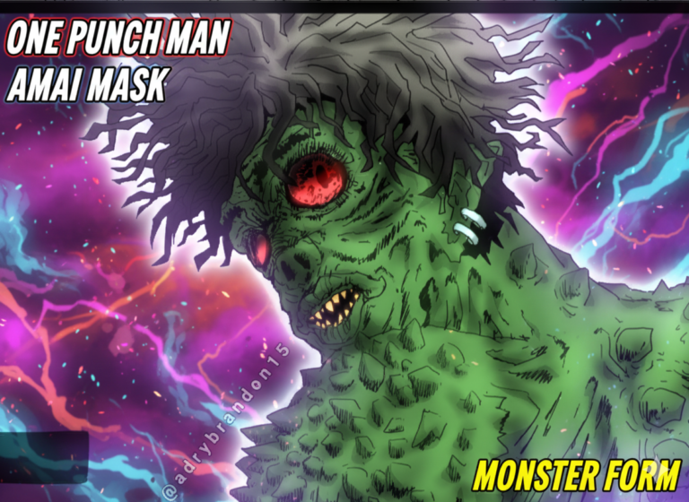 Amai Mask’s Monster Form in One Punch Man: The Dark Truth Behind the Perfect Hero